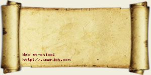 Andrijana Mališananin vizit kartica